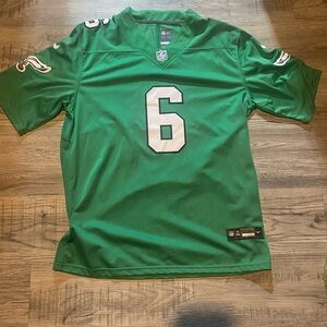 Devonta smith stitched Kelly green jersey